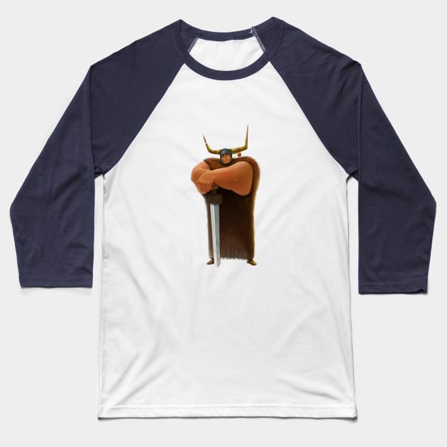 Viking Baseball T-Shirt by AlexNovo